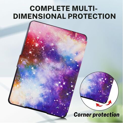 Case for Kindle Paperwhite 5th/6th/7th Generation ، غطاء لـ 6 "KPW1/2/3 (2012-2017 ، الإصدار ، Model EY21 و DP75SDI) يتضمن جلود PU الذكية حامية شاشة مع نوم تلقائي/Wake (Flower Paradise) in Saudi Arabia