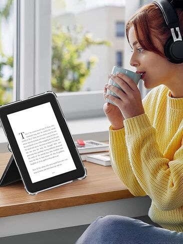 Case for Barnes & Noble Nook Glowlight 4/ Nook Glowlight 4e eReader 6 inch, WUNIKA Airbag Drop-Proof Design Thin Slim Lightweight Scratch Proof,Durable Protection Silicone Rubber TPU Cover (Clear). in Saudi Arabia