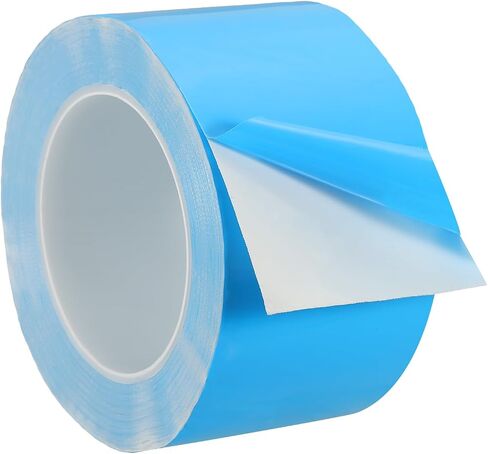 PATIKIL Thermal Adhesive Tape, 25m x 65mm x 0.2mm Double Side Adhesive Thermal Conductive Tape for Heatsink LED GPU Modules Computer CPU IC Chip, Blue in Saudi Arabia