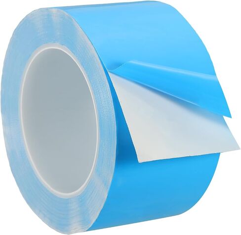 شريط لاصق حراري Patikil ، 25m × 60 مم × 0.2 مم شريط موصل حراري مزدوج للاصوص على طراز Heathink LED MODULES CPU CPU CPU IC ، Blue in Saudi Arabia