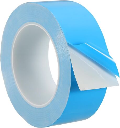 PATIKIL Thermal Adhesive Tape, 25m x 40mm x 0.2mm Double Side Adhesive Thermal Conductive Tape for Heatsink LED GPU Modules Computer CPU IC Chip, Blue in Saudi Arabia