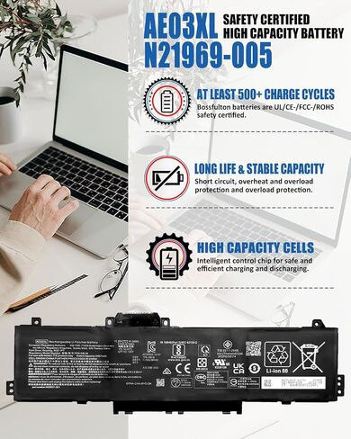 AE03XL N21969-005 Battery Replacement for HP 240 G10 245 G10 246 G10 250 G10 255 Series Notebook in Saudi Arabia