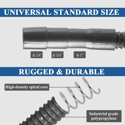 Funmit 8Ft Universal Washing Machine Drain Hose Flexible Extension Hose Fit for Most Household Washing Machines in Saudi Arabia