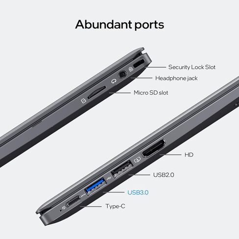 15.6 "Windows 11 LAPTOP-Intel N5095 رباعي النواة ، ذاكرة الوصول العشوائي 512GB 512GB SSD ، عرض IPS FHD ، WIFI مزدوج النطاق 2.4/5 جيجا هرتز ، بلوتوث 4.2 ، لوحة المفاتيح الخلفية وإصبعاتها ، Office 2024 بالإضافة إلى التثبيت المسبق in Kuwait