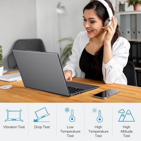 15.6 "Windows 11 LAPTOP-Intel N5095 رباعي النواة ، ذاكرة الوصول العشوائي 512GB 512GB SSD ، عرض IPS FHD ، WIFI مزدوج النطاق 2.4/5 جيجا هرتز ، بلوتوث 4.2 ، لوحة المفاتيح الخلفية وإصبعاتها ، Office 2024 بالإضافة إلى التثبيت المسبق in Kuwait
