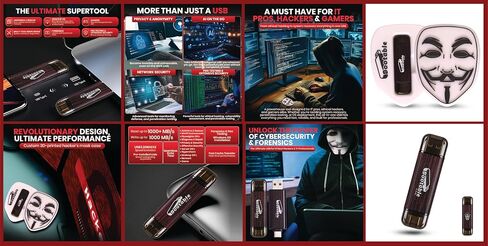 The Ultimate USB – All-in-One Bootable Supertool with Windows 11 Pro Lite, 50+ OS, Offline AI, High-Speed USB 3.2 Gen2 (Dual A/C Interface) in Saudi Arabia