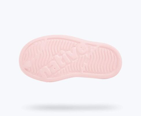 Native Shoes Kids Jefferson (طفل صغير/طفل كبير) - أحذية للأطفال - جزء علوي من مادة EVA - بطانة ونعل داخلي من مادة EVA وردي بارد/أبيض 12 Little Kid M in Kuwait