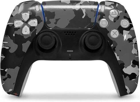 Wraptorskinz الجلد التفاف متوافق مع Sony PS5 DualSense Controller Wraptorcamo القديم Camouflage Camouflage الأسود (وحدة تحكم غير مدرجة) in Saudi Arabia