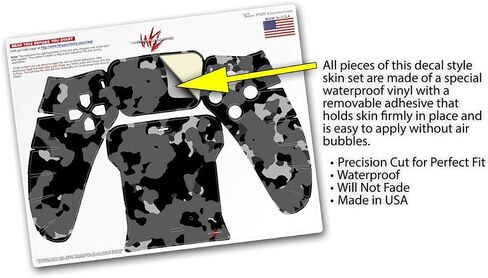 Wraptorskinz الجلد التفاف متوافق مع Sony PS5 DualSense Controller Wraptorcamo القديم Camouflage Camouflage الأسود (وحدة تحكم غير مدرجة) in Saudi Arabia