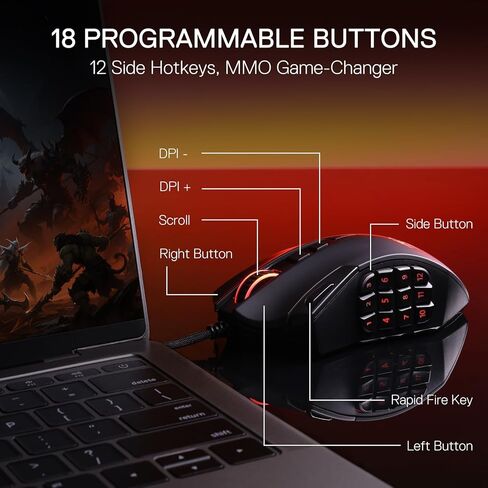 Redragon K580 Pro Gaming Keyboard M921 RGB Gaming Mouse in Saudi Arabia