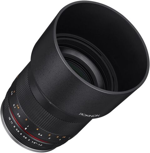 روكينون عدسة RK50M-MFT-SIL 50 ملم F1.2 AS UMC عالية السرعة لسيارة اوليمبوس وباناسونيك (فضي) in Saudi Arabia