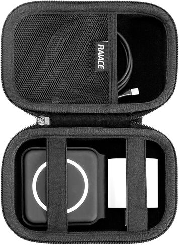 RAIACE Hard Storage Case Compatible with UCOMX 3 in 1 Charging Station, for Iseyyox/for LISEN 3 in 1 Charger, with Mesh Pocket for Cables or Accessories. (for Sale is case only). - Gray in Saudi Arabia