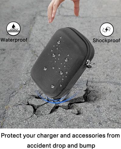 RAIACE Hard Storage Case Compatible with UCOMX 3 in 1 Charging Station, for Iseyyox/for LISEN 3 in 1 Charger, with Mesh Pocket for Cables or Accessories. (for Sale is case only). - Gray in Saudi Arabia