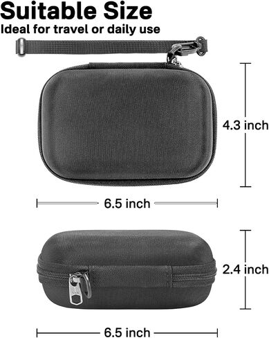 RAIACE Hard Storage Case Compatible with UCOMX 3 in 1 Charging Station, for Iseyyox/for LISEN 3 in 1 Charger, with Mesh Pocket for Cables or Accessories. (for Sale is case only). - Gray in Saudi Arabia