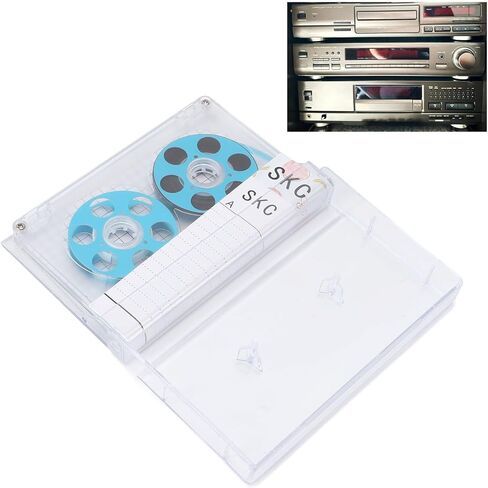 Blank Cassette Tapes, Convenient Low Noise Multipurpose Reel to Reel Blank Cassette Tape for Recording Music (Gold) in Saudi Arabia