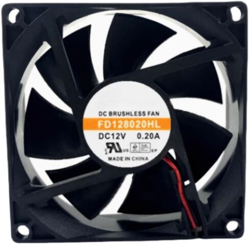 FD128020HL مروحة 8cm لـ 12V 0.20a 8020 80x80x20mm 2-ware مروحة تبريد in Saudi Arabia