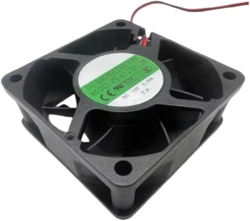 PY-6025H12S Fan 6CM for 12V 0.30A 6025 60X60X25MM 2-Wire Cooling Fan in Saudi Arabia