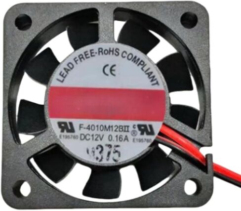 F-4010M12BII FAN 4CM لـ 12V 0.16A 4010 40x40x10mm 2-ware مروحة تبريد in Saudi Arabia