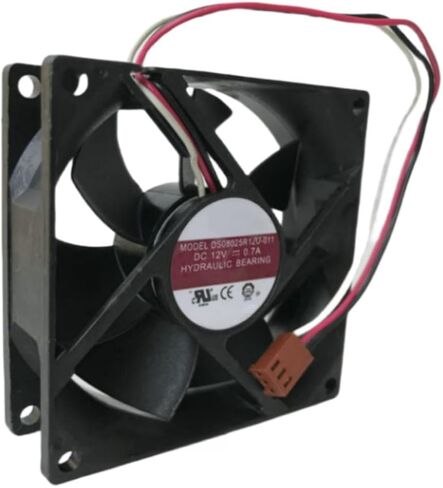 DS08025R12U-011 مروحة 8cm لـ 12v 0.7a 8025 80x80x25mm 3-ware مروحة التبريد in Saudi Arabia