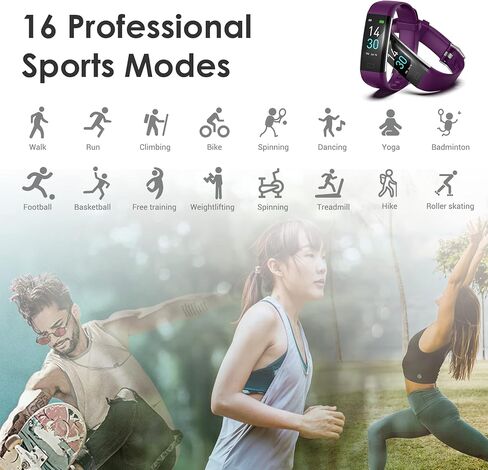 threesheep Fitness Tracker for Men and Women,Fitness Watch Waterproof with Activity Tracker and Sleep Monitor,Smart Watch for Android and iOS Phones(Black)…… in Kuwait