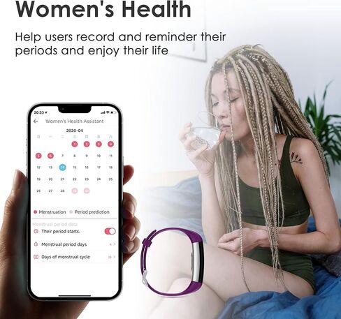 threesheep Fitness Tracker for Men and Women,Fitness Watch Waterproof with Activity Tracker and Sleep Monitor,Smart Watch for Android and iOS Phones(Black)…… in Kuwait