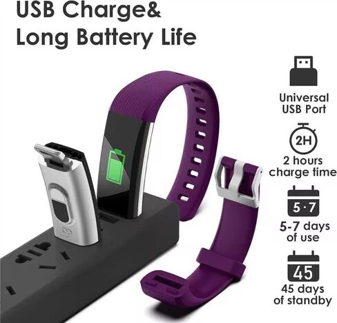 threesheep Fitness Tracker for Men and Women,Fitness Watch Waterproof with Activity Tracker and Sleep Monitor,Smart Watch for Android and iOS Phones(Black)…… in Kuwait