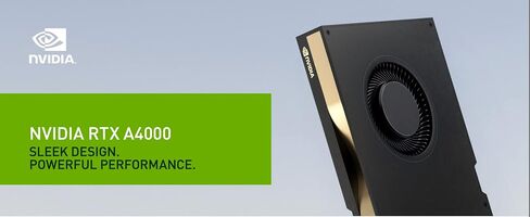 Dell NVIDIA RTX A4000 16GB GDDR6 4X Diplay Ports Video Card HGP0F in Saudi Arabia