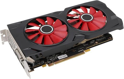 DENASH 8GB GDDR5 بطاقة رسومات ، بطاقة فيديو 256 بت GPU PCI Express 3.0 × 16 بطاقة رسومات ألعاب مع 2 مراوح تبريد لجهاز 4K Gaming PC 1080P 3A Games in Kuwait