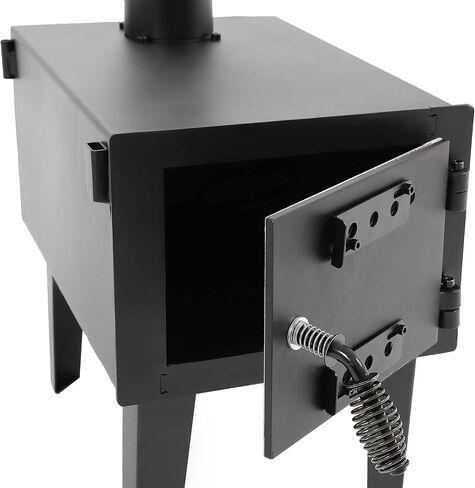 KUAFU Wood Burning Stove Tent Camping Stove for Outdoor Cooking Fishing Hiking Travel Portable Heater with Storable Chimney Pipes in Saudi Arabia