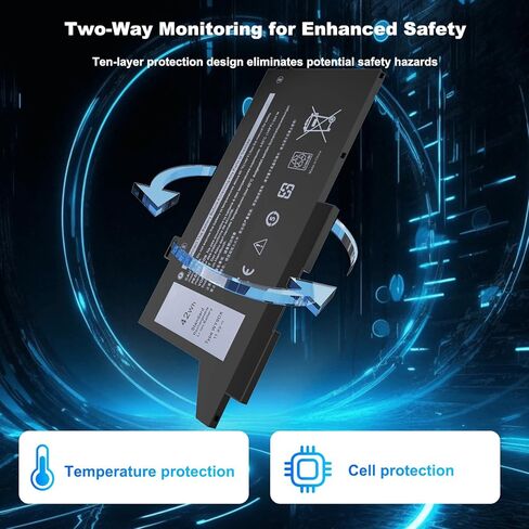 42Wh WY9DX Laptop Battery Compatible with Dell Latitude 14 5420 15 5520 Precision 15 3560 Series RJ40G 0WK3F1 01K2CF 075X16 0M3KCN 005R42 WK3F1 11.4V in Kuwait