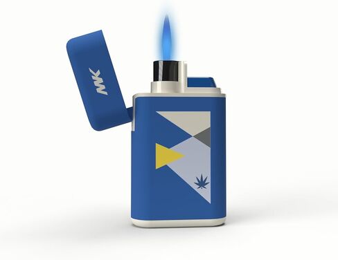 MK Wighter Torch Flame Pocket أخف وزناً وقابلة لإعادة التعبئة ومتعددة الأغراض ، مثالية للشموع ، والشواء ، والتخييم ، والاستخدام اليومي (Crystallon) in Saudi Arabia