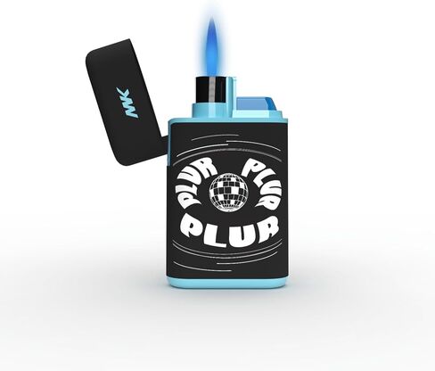ولاعة جيب MK Lighter Torch Flame، قابلة لإعادة الملء ومتعددة الأغراض، مثالية للشموع والشواء والتخييم والاستخدام اليومي (أزرق تريب) in Kuwait