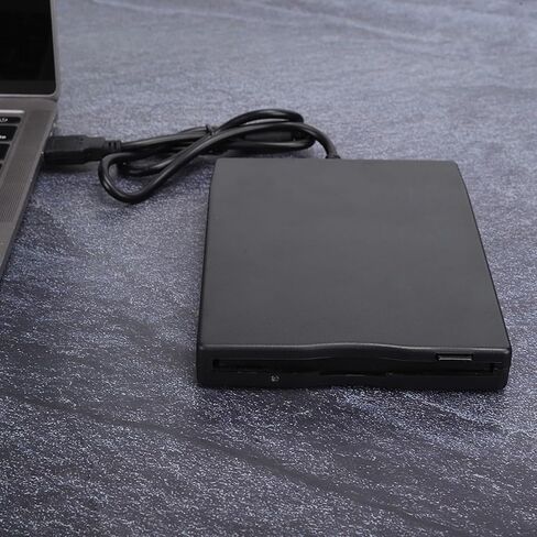 3.5 "محرك أقراص مرنة خارجي ، قارئ قرص USB ، تصميم فائق المحمول لأجهزة الكمبيوتر من Windows 98 إلى Windows 10 in Saudi Arabia