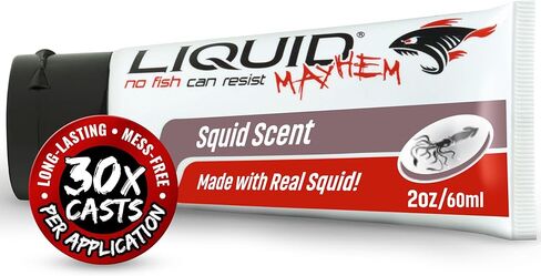 سائل الفوضى السائل Squid Fish Gel 60 مل / 2 أوقية · 60 استخدامات - Squid Bait & Aminos | هلام طويل يدوم للأشعة فوق البنفسجية-جميع أنواع الإغراء in Saudi Arabia