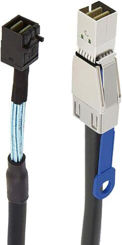 كابل Mini SAS HD مع IC SFF-8644 إلى SFF-8643-12 جيجابت في الثانية الوصلات الخادم عالية السرعة ، سلك النحاس 28AWG (1M) in Saudi Arabia