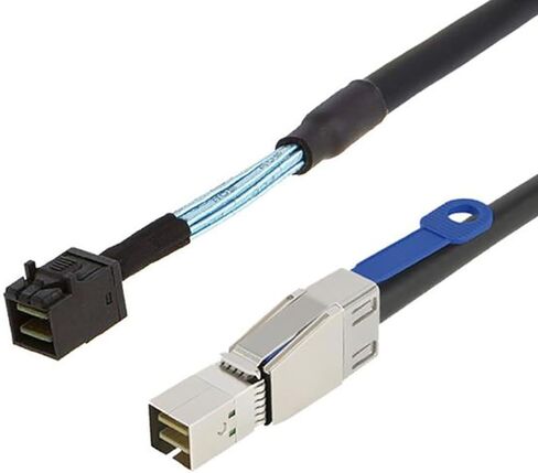 كابل Mini SAS HD مع IC SFF-8644 إلى SFF-8643-12 جيجابت في الثانية الوصلات الخادم عالية السرعة ، سلك النحاس 28AWG (1M) in Saudi Arabia