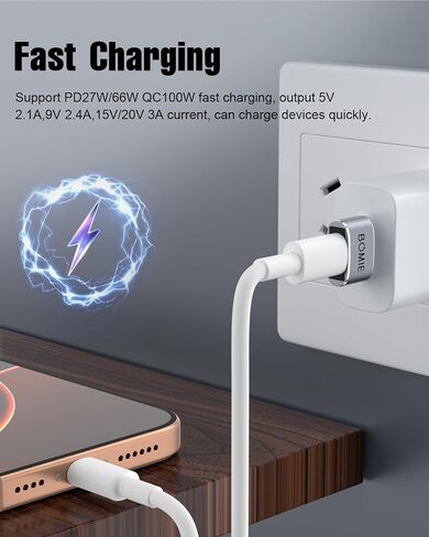 Bomie USB إلى USB C Adapter 10 Pack ، PD27W/66W/QC100W شحن سريع 480 ميغابت في الثانية ، Type-C أنثى إلى محول الذكور USB2.0 ، أبيض ، قذيفة من ألومنيوم لـ M-Acbook ، Phone 15/16 ، Pad ، G-Ogle ، White ، White in Saudi Arabia