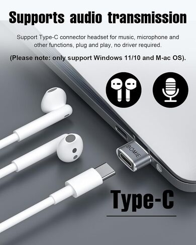 Bomie USB إلى USB C Adapter 10 Pack ، PD27W/66W/QC100W شحن سريع 480 ميغابت في الثانية ، Type-C أنثى إلى محول الذكور USB2.0 ، أبيض ، قذيفة من ألومنيوم لـ M-Acbook ، Phone 15/16 ، Pad ، G-Ogle ، White ، White in Saudi Arabia