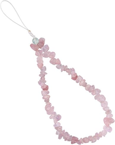 Ornaland Beaded Phone Charm Wrist Strap Natural Gemstone Phone Charms Chain Anti-lost lanyard Wrist Strap Suitable for Case Backpack Keychains Cameras Wallets in Kuwait