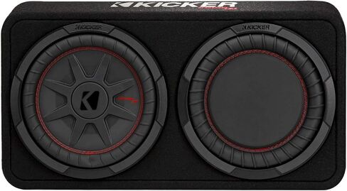 KICKER CompRT 10"(25cm) subwoofer in Thin Profile encl, 2ohm, RoHS Compliant (Renewed) in Saudi Arabia
