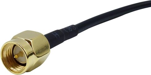 SMA Extension Cable 18ft ، SMA Male to Ender Low Loss RG174 Coaxial Cable Extender for SDR ، Camera Wireless Security ، نظام الشبكة ، GPS LTE 4G 5G WIFI HADENNAS in Kuwait