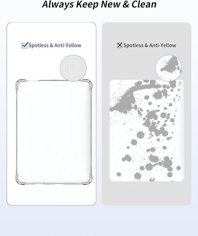 حالة MeeBook M8/M8C 7.8 "Ereader ، Wunika Airbag Design Drop-Prock Proof Light Lightweight Scratch Proof ، غطاء TPU المتين من Silicone Rubber لـ MeeBook M8/M8C (Clear) in Saudi Arabia