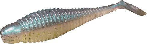 Lunker City Fishing 2.75 "Grubster Grub Bait الأصلي من البلاستيك الناعم الناعمة السباحة باس والليلي جثم crappie جسم السمين ، 10 لكل كيس ، مصنوع في الولايات المتحدة in Kuwait