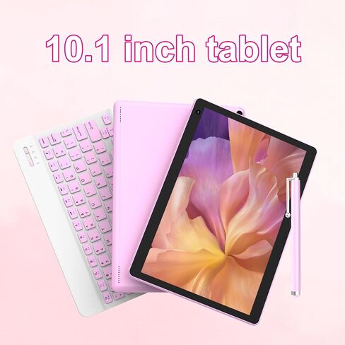 Android 15 Tablet 10 Int ، 2 في 1 أقراص مع قلم الماوس لحالة لوحة المفاتيح ، ذاكرة الوصول العشوائي 6GB 32GB ROM 1TB توسيع ، جهاز لوحي معالج رباعي ، WIFI ، BT ، 1280 × 800 HD ، 6000 مللي أمبير في الساعة ، الكاميرا المزدوجة ، GMS ، عريض L1 in Kuwait