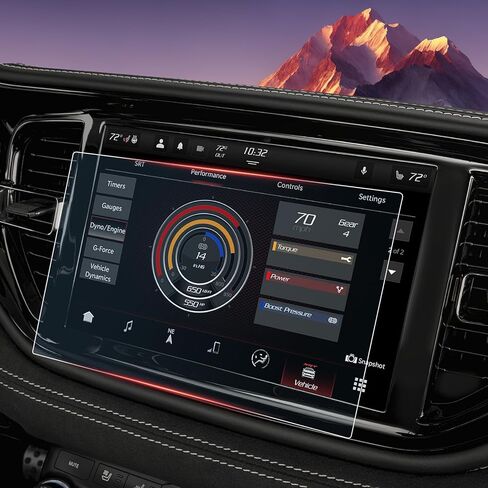 لعام 2022 ~ 2025 Jeep Grand Cherokee & Grand Cherokee L (محدودة/برية/قمة/قمة محمية/trailhawk) UConnect 5 10.1 بوصة شاشة لامعة - [أكثر وضوحًا وسلسًا] - الزجاج المقسى - شاشة تعمل باللمس *1 in Saudi Arabia