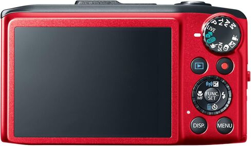 Canon PowerShot SX280 12MP Digital Camera with 20x Optical Image Stabilized Zoom with 3-Inch LCD (Red) (Old Model) in Saudi Arabia