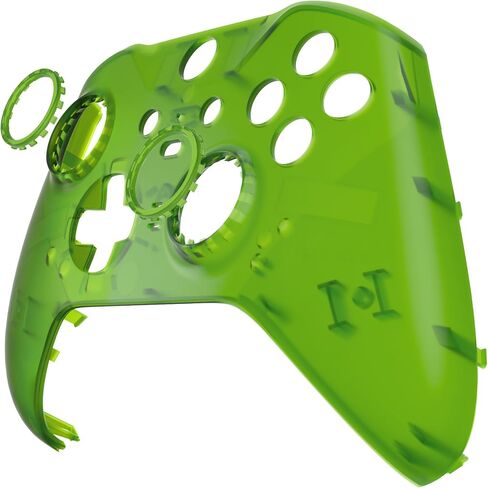 eXtremeRate Clear Green Faceplate Shell + Three-Tone ABXY Button for Xbox Elite 2 Core Controller in Saudi Arabia