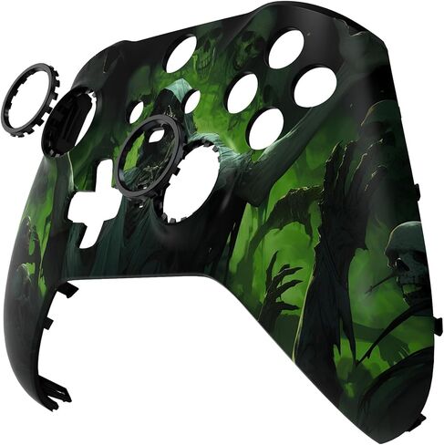 eXtremeRate Dark Carnival Patterned Faceplate Shell + Three-Tone ABXY Button for Xbox Elite 2 Core Controller in Saudi Arabia