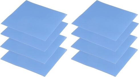 PATIKIL Thermal Pads 100x100mm，0.5mm+1mm+1.5mm+2mm, 8 Pack Silicone Cooling Thermal Pad for CPU GPU IC PCIe M.2 2280 SSD NVMe Heatsink, Blue in Saudi Arabia