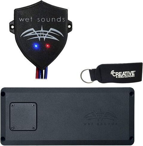 الأصوات الرطبة STX-Micro-4 PowerSports 4 قنوات AMP مع WW-BTUR HIDEAWAY REATIVER in Saudi Arabia